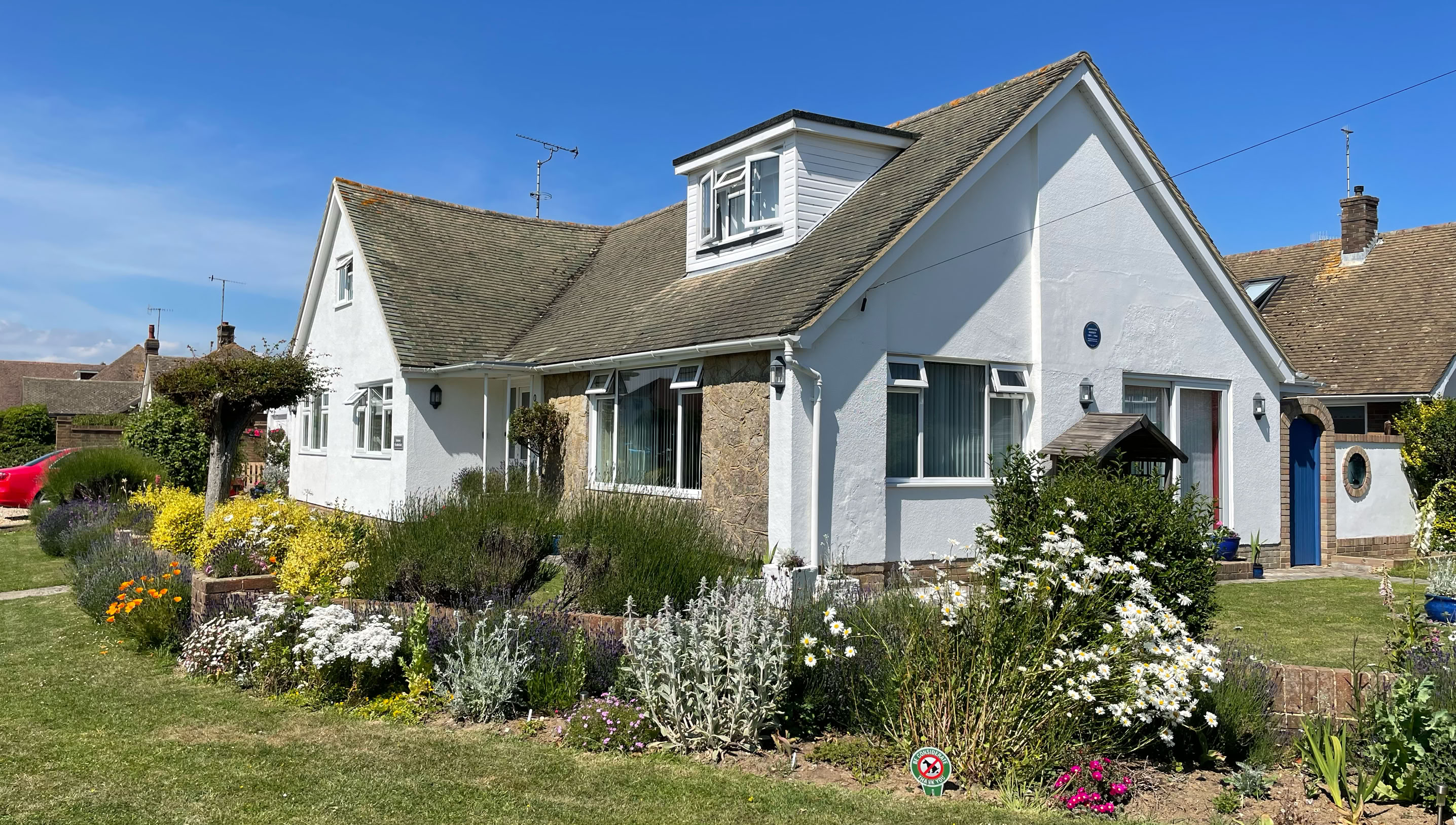 View of the B&B from the road